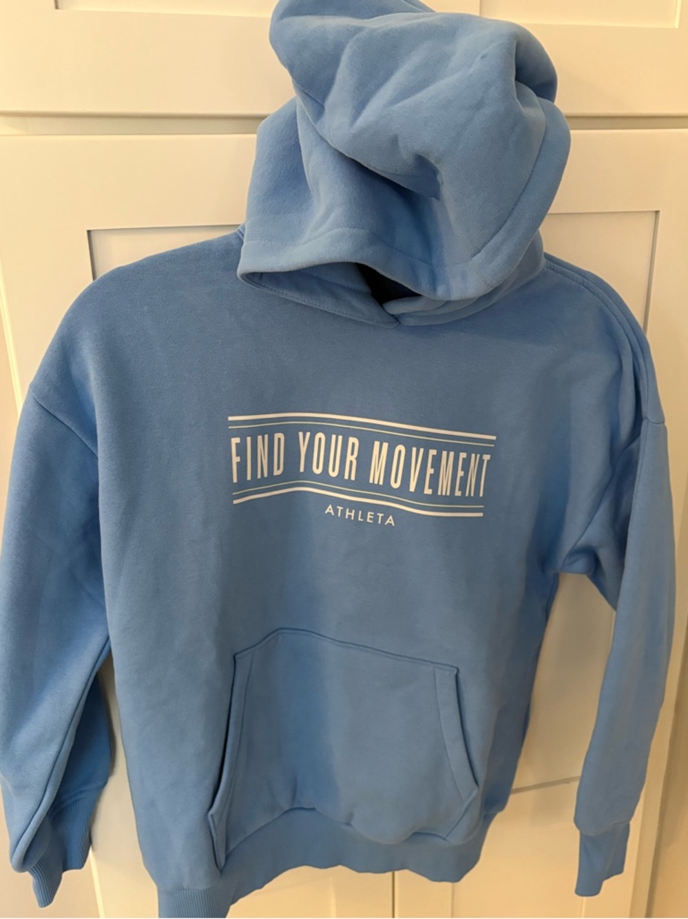 AthletaGirl Light Blue "Find Your Movement"  Hoodie